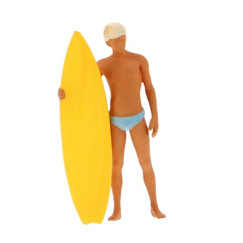 BESPORTBLE Realistisches Strandspielzeug Für Puppenhaus Und Mikro Landschaftsdekoration Surfer Deko Für Strand Party Szenen Und Sandspielzeug von BESPORTBLE