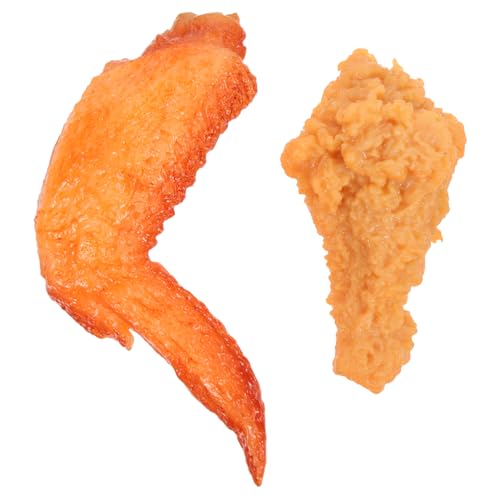 BESPORTBLE Realistisches Teiliges Künstliche Hähnchenschenkel und Flügel Detailgetreue Imitation Lebensnahe Dekoration für Küche Fotoshooting Attraktives Food Deko Objekt BESPORTBLE Realistisches Teiliges Künstliche Hähnchenschenkel und Flügel Detailgetreue Imitation Lebensnahe Dekoration für Küche Fotoshooting Attraktives Food Deko Objekt von BESPORTBLE