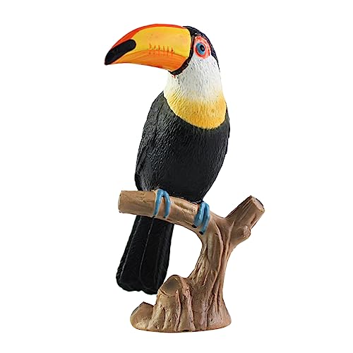 BESPORTBLE Realistisches Toucan Tiermodell aus Sicherem Kunststoff Pädagogisches Vogeltier für Fördert Fantasie und Naturerkennung Dekoratives Lernspielzeug Langlebig und Kindgerecht von BESPORTBLE