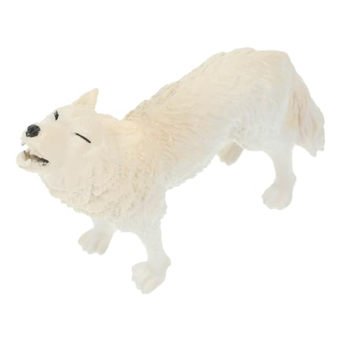 BESPORTBLE Realistisches Wolf Modell Statische Wolf Figur für Lernspielzeug und Dekoration Lebensechte Simulation für Heim und Schreibtisch Geeignet für Tierliebhaber von BESPORTBLE