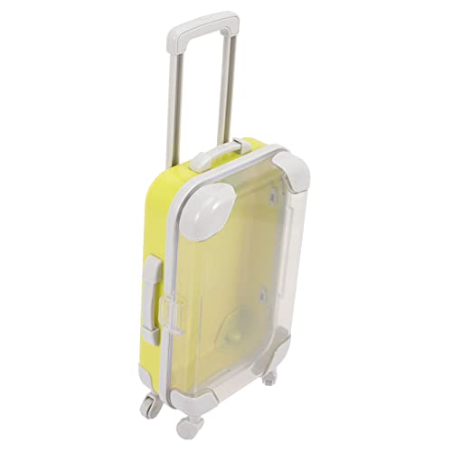 BESPORTBLE Reisekoffer Für Puppen Rolling Koffer Kleines Für Miniaturpuppen Farbenfrohe Kofferbox Für Puppenzubehör Und Reisen von BESPORTBLE