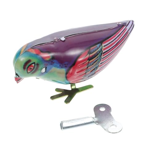 BESPORTBLE Retro Magpie Aufziehspielzeug aus Robustem Blech mit Glatten Kanten Kleines Wind Up Blechspielzeug für Geburtstagsgeschenk und Party Mitgebsel Aufmerksamkeit von BESPORTBLE