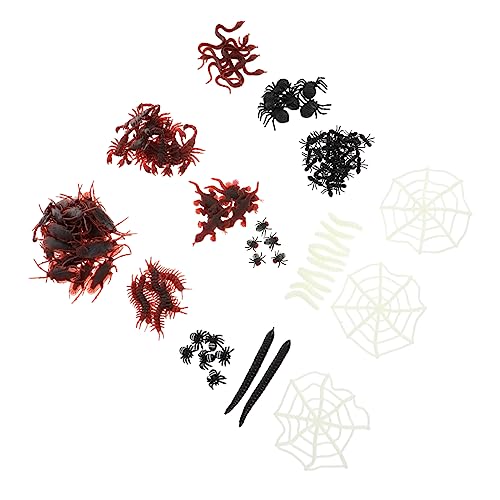 BESPORTBLE Riesen Spinnen Web Set Für Halloween - 128-teiliges Realistisches Spinnennetz Dekoration Für Gruselige Streich Spiele Und Kreative Feiern von BESPORTBLE