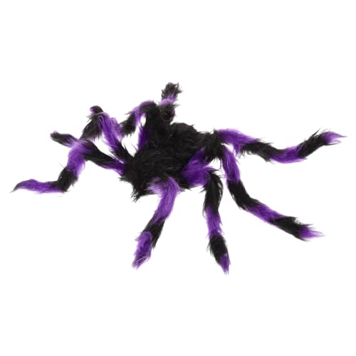BESPORTBLE Riesige Plüschspinne für Halloween Realistische Dekoration Zufälligen Farben für Partys Garten und Innenräume Gruselige Spinnenrequisite Zufällige Farbe Zufällige Farbe von BESPORTBLE