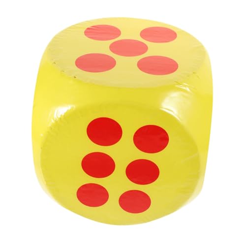 BESPORTBLE Riesiger Schaumstoffwürfel Gelb für Klassenzimmer und Party Spiele Robustes Langlebiges Material für Wiederholte Nutzung für Lernspiele und Familien Brettspiele von BESPORTBLE