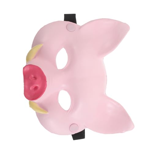 BESPORTBLE Rosa Schweinchen-kindermaske – Leichte, Verstellbare Tiermaske Aus Pu-schaum Für Geburtstagsfeiern, Halloween, Maskerade, Cosplay-events BESPORTBLE Rosa Schweinchen-kindermaske – Leichte, Verstellbare Tiermaske Aus Pu-schaum Für Geburtstagsfeiern, Halloween, Maskerade, Cosplay-events von BESPORTBLE