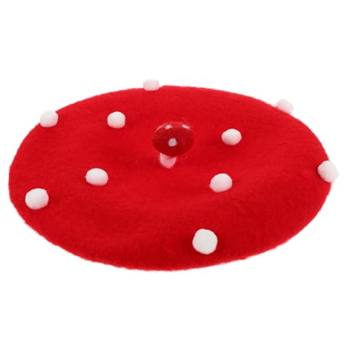 BESPORTBLE Rote Baskenmütze Aus Klassische Französische Beret Für Süße Lolita Kappe Vintage Maler Hut Beanie Für Jungen BESPORTBLE Rote Baskenmütze Aus Klassische Französische Beret Für Süße Lolita Kappe Vintage Maler Hut Beanie Für Jungen von BESPORTBLE