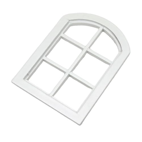 BESPORTBLE Rundes Puppenhausfenster Fächer Holzmodell Weiß DIY Möbel Miniatur Zubehör für Kleine Häuser Dekoration für Puppenhaus Landschaft BESPORTBLE Rundes Puppenhausfenster Fächer Holzmodell Weiß DIY Möbel Miniatur Zubehör für Kleine Häuser Dekoration für Puppenhaus Landschaft von BESPORTBLE