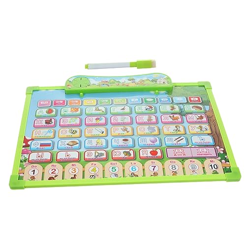 BESPORTBLE Russisches Alphabet Poster Für Kleinkinder Interaktives Lernspielzeug Mit Sound Bildungsspielzeug Für Alphabetisierung Russisches Alphabet Diagramm von BESPORTBLE