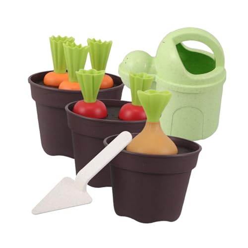BESPORTBLE Sandspielzeug Set mit Gartenschaufel und Gießkanne Kleines Strandspielzeug für Jungen und Mädchen Inklusive Falscher Karotte für Fantasievolles Garten Strandspiel Robust und Leicht BESPORTBLE Sandspielzeug Set mit Gartenschaufel und Gießkanne Kleines Strandspielzeug für Jungen und Mädchen Inklusive Falscher Karotte für Fantasievolles Garten Strandspiel Robust und Leicht von BESPORTBLE