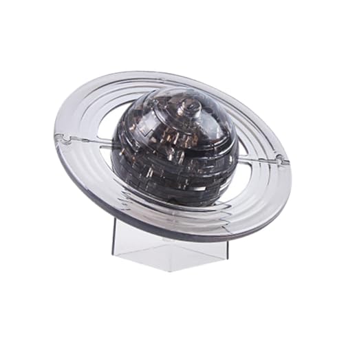 BESPORTBLE Saturn Kristall Puzzle Modell Teiliges DIY Stabiles Kunststoffmaterial Dekoratives Lernspielzeug für Kindergeburtstag Kreative Geschenkidee für Jungen und Mädchen von BESPORTBLE