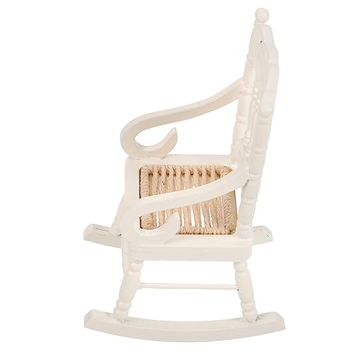 BESPORTBLE Schaukelstuhl Aus Holz Für Puppenhaus Weißer Schaukelstuhl Möbelstück Für Puppenstuben Zufälliges Oberflächendesign BESPORTBLE Schaukelstuhl Aus Holz Für Puppenhaus Weißer Schaukelstuhl Möbelstück Für Puppenstuben Zufälliges Oberflächendesign von BESPORTBLE