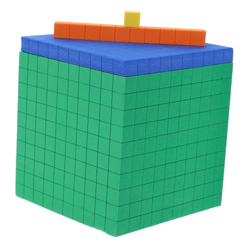 BESPORTBLE Schaumstoff Zehnerblöcke für Frühkindliche Mathematikförderung Zählbare Lernwürfel für Vorschulkinder Interaktive Pädagogische Spielzeuge zur Logischen Denkens und BESPORTBLE Schaumstoff Zehnerblöcke für Frühkindliche Mathematikförderung Zählbare Lernwürfel für Vorschulkinder Interaktive Pädagogische Spielzeuge zur Logischen Denkens und von BESPORTBLE