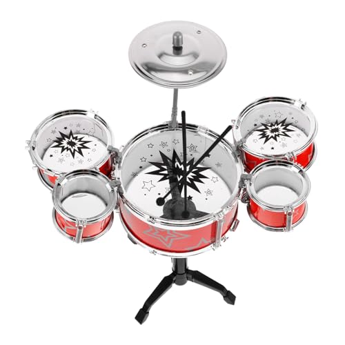BESPORTBLE Schlagzeug Set Mini Jazz Trommelspielzeug mit Sticks Realistische Trommeln Vielfältige Sounds für Kleinkinder Fördert Rhythmus Koordination Musikalisches Geschenk BESPORTBLE Schlagzeug Set Mini Jazz Trommelspielzeug mit Sticks Realistische Trommeln Vielfältige Sounds für Kleinkinder Fördert Rhythmus Koordination Musikalisches Geschenk von BESPORTBLE