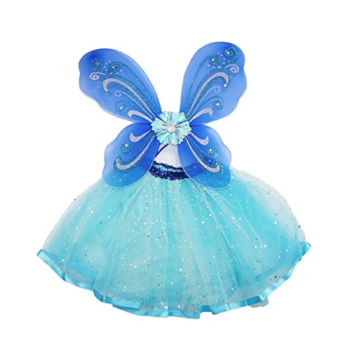 BESPORTBLE Schmetterling Fee Kostüm Tutu Rock Set Für Mädchen Prinzessin Fairy Dress Outfit Für Tanzaufführungen Und Kostümpartys BESPORTBLE Schmetterling Fee Kostüm Tutu Rock Set Für Mädchen Prinzessin Fairy Dress Outfit Für Tanzaufführungen Und Kostümpartys von BESPORTBLE