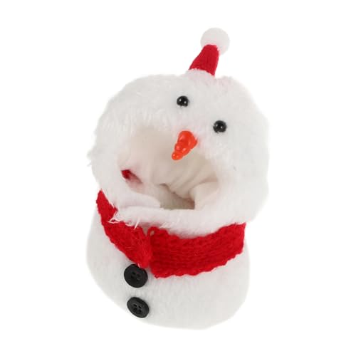 BESPORTBLE Schneemann Hut und Schal für Kreative Festlichkeiten Niedliche Outfits für Puppen für Weihnachten und Festliche Bastelarbeiten von BESPORTBLE
