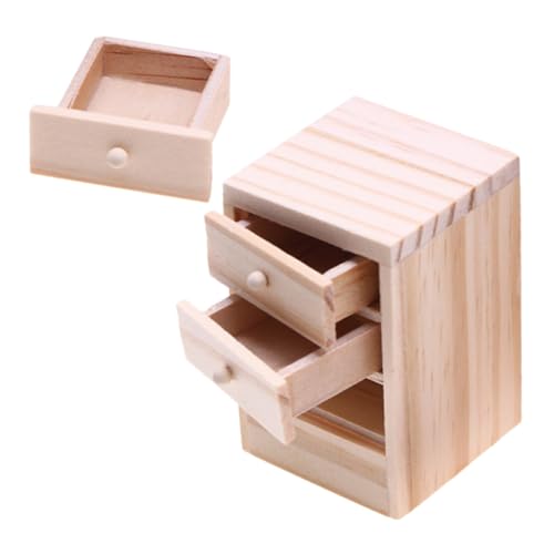 BESPORTBLE Schubladenschrank Für Puppenhaus Mini Aufbewahrungsschrank Puppenhausmöbel Für Schlafzimmer Realistische Miniaturmöbel Für Puppen BESPORTBLE Schubladenschrank Für Puppenhaus Mini Aufbewahrungsschrank Puppenhausmöbel Für Schlafzimmer Realistische Miniaturmöbel Für Puppen von BESPORTBLE