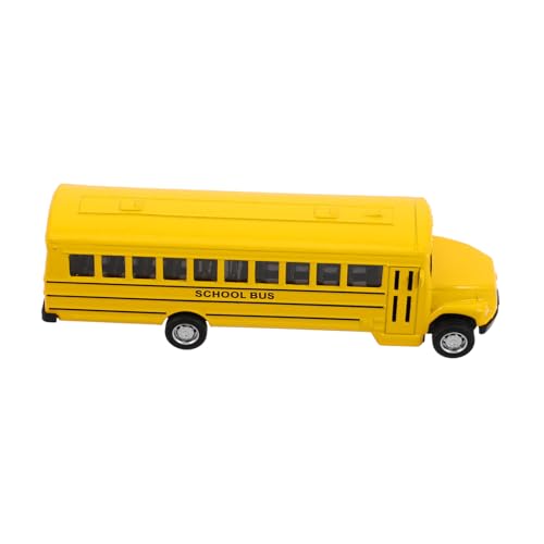BESPORTBLE Schulbus Auto aus Metall mit Inertialantrieb Realistisches Modell für Jungen und Mädchen Fördert Kreatives und Lernmöglichkeiten für Ab Jahren von BESPORTBLE
