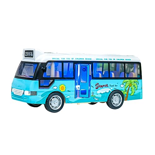 BESPORTBLE Schulbus Modell Für Licht Und Musik Realistische Simulation Öffnende Türen Spacigem Für Kleinkinder Jahren von BESPORTBLE