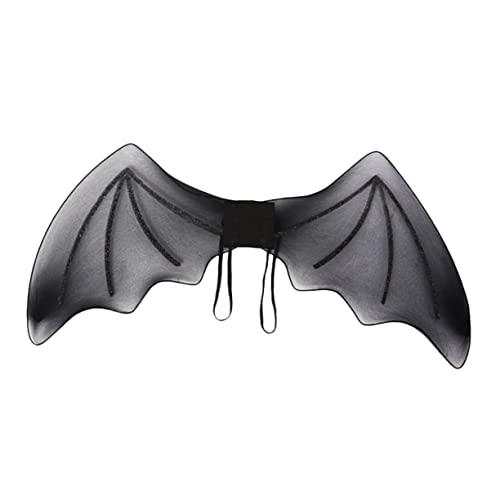 BESPORTBLE Schwarze Fledermausflügel Für Halloween Cosplay Accessoire Für Halloween Partys Und Einzigartiges Design Für Unvergessliche Auftritte von BESPORTBLE