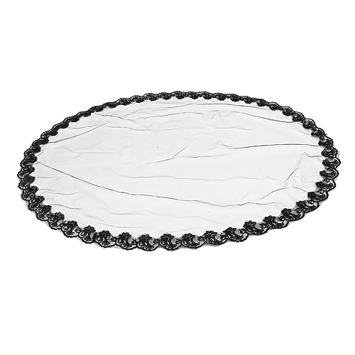 BESPORTBLE Schwarzer Gothischer Hochzeits Schleier für Halloween Hochzeitskostüm Veil Wiederverwendbar für Mottopartys und Cosplay von BESPORTBLE