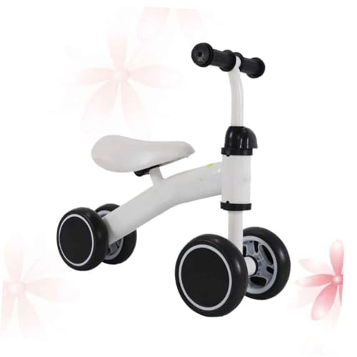 BESPORTBLE Scooter Lauflernwagen Weiß Balance Walker rutschfest Stabile Struktur Für Innen Und Außen Lernfahrzeug Für Gleichgewicht Und Koordination Ab Jahr von BESPORTBLE