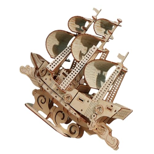 BESPORTBLE Segelschiff Puzzle aus Holz DIY Boot Modell Kinderpuzzlespielzeug Kreativität und Geduld für Weihnachten und Geburtstage Langlebig BESPORTBLE Segelschiff Puzzle aus Holz DIY Boot Modell Kinderpuzzlespielzeug Kreativität und Geduld für Weihnachten und Geburtstage Langlebig von BESPORTBLE