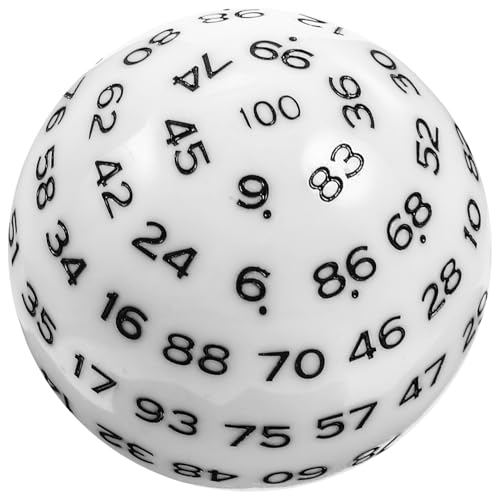 BESPORTBLE Seitiger Acrylwürfel Leicht Tragbarer Multifunktionaler Zahlenwürfel für Brettspiele Party Zubehör Spielbares Würfelspiel Tischspiel Würfelspielzeug Zufällige Zufällige Farbe von BESPORTBLE