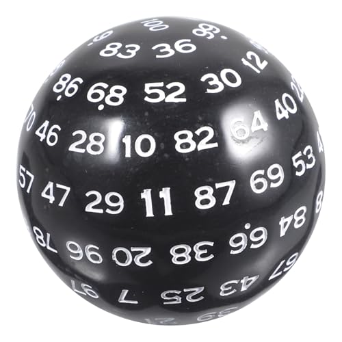BESPORTBLE Seitiger Acrylwürfel Multi Funktion Zahlenwürfel Tischspiel Würfel für Rollenspiele Party Gaming Zubehör Robust und Tragbar Geeignet für Brettspiel Spielwürfel Zufällige Farbe von BESPORTBLE