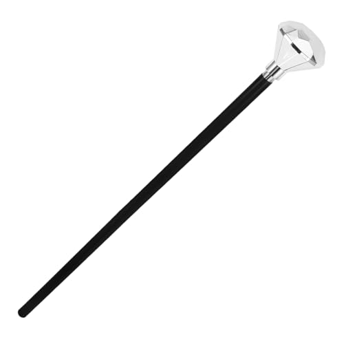 BESPORTBLE Silberner Zauberstab Cosplay Requisite Abs Halloween Party Dekoration für Hexen und Zauberer Bühnenkostüm Zubehör BESPORTBLE Silberner Zauberstab Cosplay Requisite Abs Halloween Party Dekoration für Hexen und Zauberer Bühnenkostüm Zubehör von BESPORTBLE