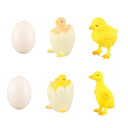 BESPORTBLE Simulation Hühner Enten Lebenszyklus Modell Pädagogisches Kinderspielzeug mit Umweltfreundlichen Figuren und Eiern Flexibles Geruchloses Material für Frühkindliches Lernen und BESPORTBLE Simulation Hühner Enten Lebenszyklus Modell Pädagogisches Kinderspielzeug mit Umweltfreundlichen Figuren und Eiern Flexibles Geruchloses Material für Frühkindliches Lernen und von BESPORTBLE