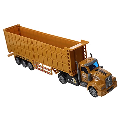 BESPORTBLE Simuliertes LKW Modellspielzeug für Jungen Lebensechter Container Truck Hochwertiges und Langlebiges Kinderspielzeug für Autosammler und von BESPORTBLE