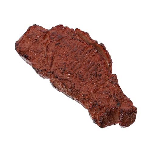 BESPORTBLE Simuliertes Steak Modell aus Lebensmittelechtem Dekoratives Grill für Küche und Tortendeko Realistische Steak Attrappe als Fotorequisite Umweltfreundliches Kunststoffmodell BESPORTBLE Simuliertes Steak Modell aus Lebensmittelechtem Dekoratives Grill für Küche und Tortendeko Realistische Steak Attrappe als Fotorequisite Umweltfreundliches Kunststoffmodell von BESPORTBLE