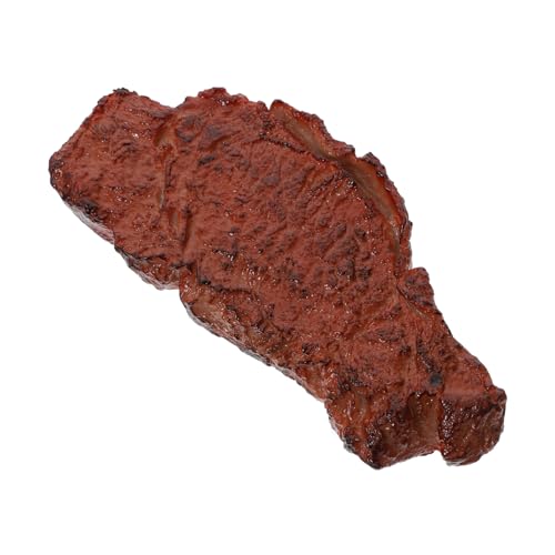 BESPORTBLE Simuliertes Steak aus Umweltfreundlichem Kunststoff Realistische Küchen und Kuchendekoration Leichtes für Fantasie und Fotorequisiten Robust und Farbenfroh von BESPORTBLE