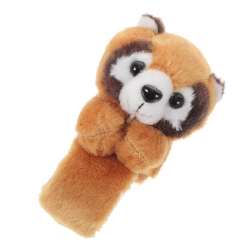 BESPORTBLE Slap Armband Plüsch Waschbär Motiv Weiches Kuscheltier Handgelenkband Leicht Bequem Party Mitgebsel für Jungen Mädchen Halloween Tierparty von BESPORTBLE