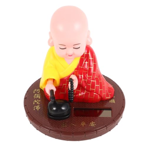 BESPORTBLE Solarbetriebene Buddha Wackelkopf Statue Lustige Auto und Büro Dekoration mit Kopfschütteln für Wohlstand für Fans Chinesischer Kultur und Solarspielzeuge BESPORTBLE Solarbetriebene Buddha Wackelkopf Statue Lustige Auto und Büro Dekoration mit Kopfschütteln für Wohlstand für Fans Chinesischer Kultur und Solarspielzeuge von BESPORTBLE