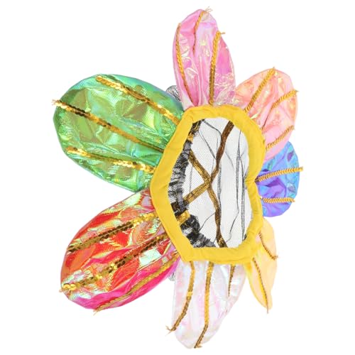 BESPORTBLE Sonnenblumen Kopfstück für Leichter Haarreif mit Buntem Blumendesign für Aufführungen Partys und Cosplay Einzigartige Bühnenrequisiten für Kleine Tänzer und Kreative Kostüme von BESPORTBLE