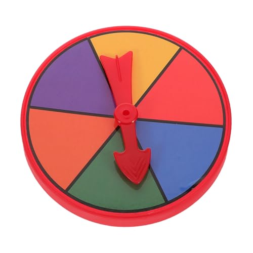 BESPORTBLE Spiel Plattenspieler Spinnradteile Belohnungsrad Kleines Spielzeugrad Zubehör Für Brettspiele Desktop- Spinning Top Toy Desktop-spinnrad Spinnrad Plastik von BESPORTBLE