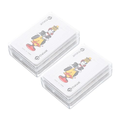 BESPORTBLE Spielkarten Portable Reise Karten Für Pokerkarten Für Unterwegs Und Partys Kompakte Brettspielkarten Requisiten von BESPORTBLE