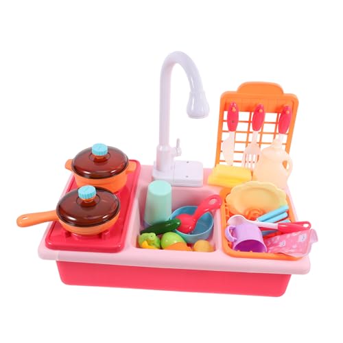 BESPORTBLE Spielküche Waschbecken mit Fließendem Wasser Simulation Stabiles Kunststoffmaterial Pädagogisch für Rollenspiel und Sensorische Entwicklung Geschenkidee für Jungen und Mädchen BESPORTBLE Spielküche Waschbecken mit Fließendem Wasser Simulation Stabiles Kunststoffmaterial Pädagogisch für Rollenspiel und Sensorische Entwicklung Geschenkidee für Jungen und Mädchen von BESPORTBLE