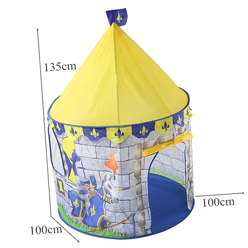 BESPORTBLE Spielzelt Design Wasserabweisendes Spielhaus Zelt für Drinnen und Draußen Einfach Aufzubauen Pflegeleicht Geräumiges Tipi für Jungen und Mädchen Kreatives Gelb von BESPORTBLE