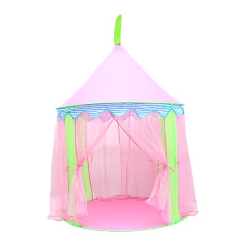 BESPORTBLE Spielzelt Mädchen Outdoor und Indoor Sechseckiges Prinzessin Spielhaus Zelt mit Atmungsaktivem Netz Leicht Aufzubauendes Tragbares Kinderzelt für Fantasievolles und Kreatives von BESPORTBLE