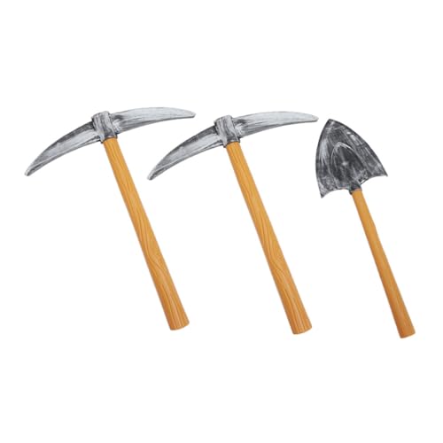 BESPORTBLE Spitzhacke Schaufel Requisite Falsche Axt Zwergenkostüm Requisite Axt Kostümaxt Kostümaxt Spielzeugaxt Gnomenzubehör Halloweenaxt von BESPORTBLE