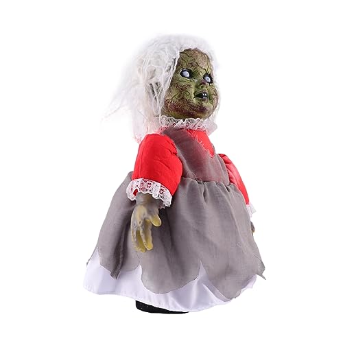 BESPORTBLE Sprachaktivierte Halloween Puppe mit Leuchteffekt Gehende Gruselige Deko für Spukhaus und Halloween Party ohne Batterie für Schaurige Szenen und Requisiten BESPORTBLE Sprachaktivierte Halloween Puppe mit Leuchteffekt Gehende Gruselige Deko für Spukhaus und Halloween Party ohne Batterie für Schaurige Szenen und Requisiten von BESPORTBLE