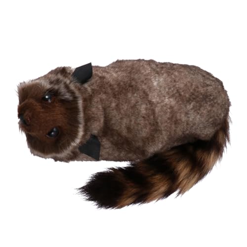 BESPORTBLE Spring Loaded Raccoon Trick Toy aus Weichem Bewegliches Kreatives für Halloween Weihnachten Geburtstagsfeiern Sicheres für Lustige Scherzartikel von BESPORTBLE