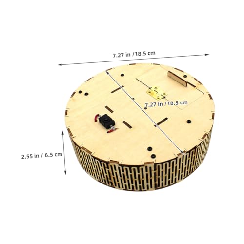 BESPORTBLE Holzroboterstaubsauger DIY Modellbausatz Puzzle Aus Holz Elektrostaubsauger Zum Selbermachen Wissenschaftliche Experimente Basteln Für Junge Mädchen Bildungsset von BESPORTBLE