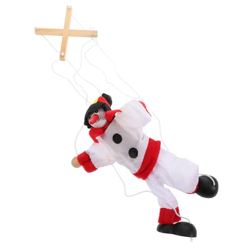 BESPORTBLE Stoff Schneemann Marionettenpuppe mit Zugschnur Interaktives Weihnachts Puppenspielzeug für Kreatives Plüschspielzeug Fördert Fantasie und Motorik für Party und BESPORTBLE Stoff Schneemann Marionettenpuppe mit Zugschnur Interaktives Weihnachts Puppenspielzeug für Kreatives Plüschspielzeug Fördert Fantasie und Motorik für Party und von BESPORTBLE