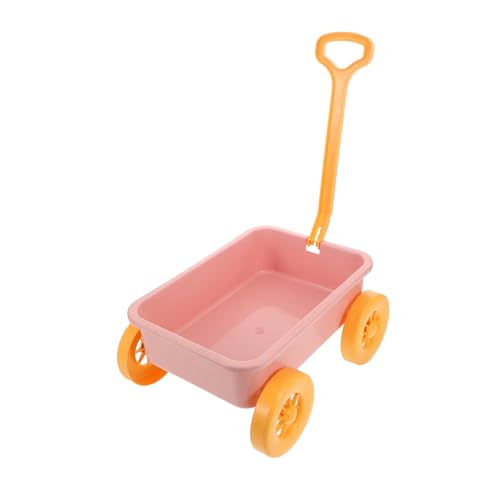 BESPORTBLE Strandautospielzeug Für Kleinkinder Schieber Wagen Für Sand Spielen Kinderspielzeugschubauto Für Seaside Adventures Mehrzweck-Strand-Strand-LKW Tragbare Strandspielzeugsandwagen von BESPORTBLE