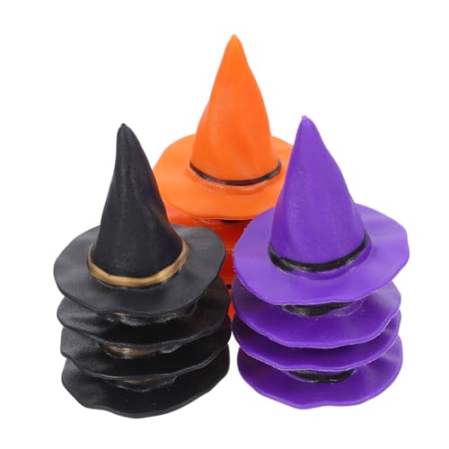 BESPORTBLE Stück Miniatur-hexenhüte: Halloween-hexenhüte Aus Kunststoff, Mini-halloween-zaubererkappe Für Puppen, Partydekoration, Bastelbedarf BESPORTBLE Stück Miniatur-hexenhüte: Halloween-hexenhüte Aus Kunststoff, Mini-halloween-zaubererkappe Für Puppen, Partydekoration, Bastelbedarf von BESPORTBLE