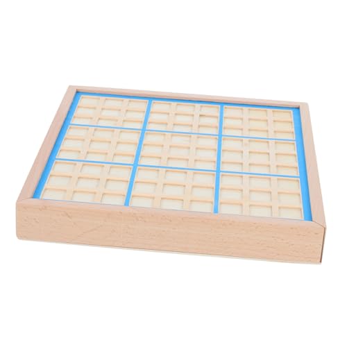 BESPORTBLE Sudoku Lernspiel Blau Logisches Brettspiel mit Design Fördert Denkvermögen Problemlösungsfähigkeiten und Kognitive Entwicklung Pädagogisches Puzzle von BESPORTBLE